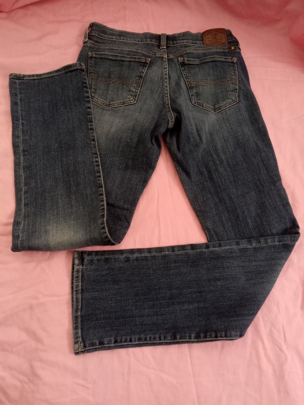 Lucky Brand Women's Sweet & Straight Jeans - Dark Blue Wash Size 6 x 29.5